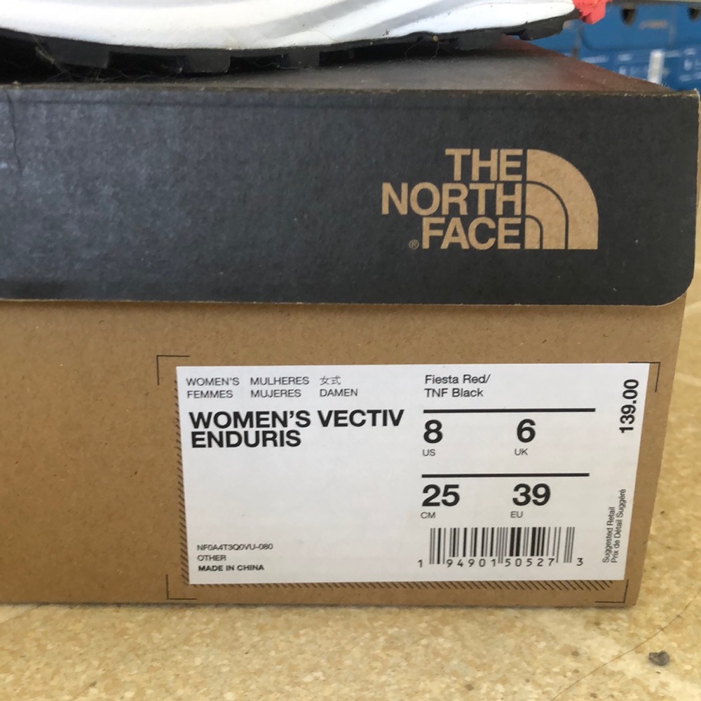 Women’s NorthFace Vective Enduris Trail Shoe